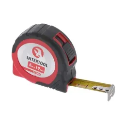 Рулетка з фіксатором Intertool 5 м х 19 мм (MT-0405)