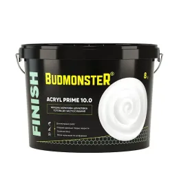 Шпаклівка акрилова BudmonsteR 10.0 ACRYL PRIME 8 кг