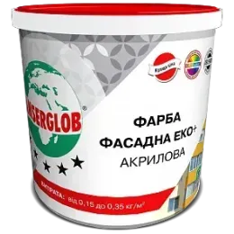 Фарба акрилова фасадна Anserglob ЕКО+ 28 кг