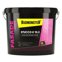 Штукатурка декоративна акрилова Короїд 2.0 BudmonsteR 10.2 STUCCO K ACRYL, 25 кг