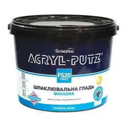 Акрилова шпаклівка Sniezka Akryl-Putz Finish, 1.5 кг