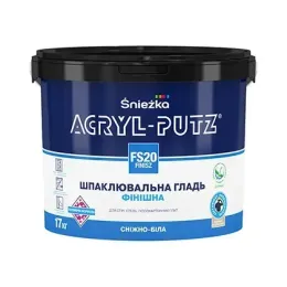 Акрилова шпаклівка Sniezka Akryl-Putz Finish, 17 кг