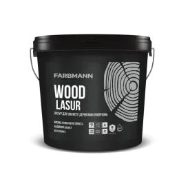 Лазур для захисту деревини FARBMANN Wood Lasur база EC, 2,7 л