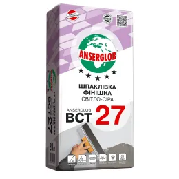 Шпаклівка фінішна Anserglob BCT 27, 20 кг