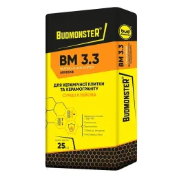 Клей для плитки і керамограніта BudmonsteR BM 3.3, 25 кг