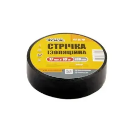 Стрічка ізоляційна Mastertool 0.15 мм 17 мм 10 м, 10 шт, чорна (44-9110)