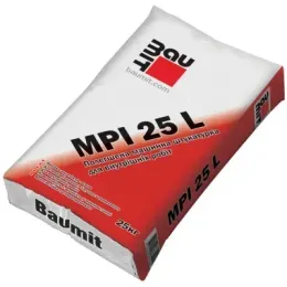 Штукатурка машинна цементно-вапняна Baumit MPI 25 L, 25 кг
