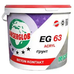 Ґрунт адгезійний Anserglob EG 63 Beton Kontakt, 5 л