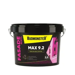 Фарба фасадна акрилова Budmonster FASADE ACRYL MAX 9.2, 3.5 кг