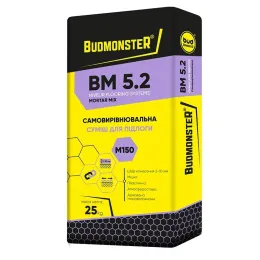 Самовирівнююча суміш BudmonsteR BM 5.2, 2-10 мм, 25 кг