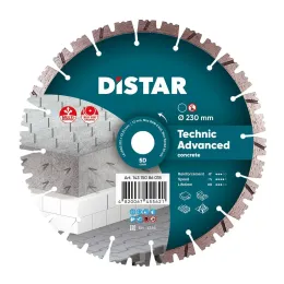 Коло алмазне DISTAR сегмент 1A1RSS / C3 232x2.6 / 1.8x12x22.23-16-HIT Technic Advanced, (14315086018)
