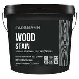 Морилка для внутрішніх робіт FARBMANN Wood Stain база ЕР 0,9 л