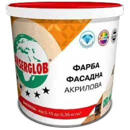 Фарба акрилова фасадна Anserglob, 1.4 кг