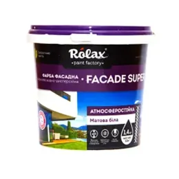 Фарба акрилова фасадна Rolax Fasad, 1.4 кг