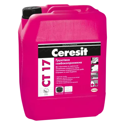 Грунтовка глибокопроникаюча Ceresit CT-17 10 л