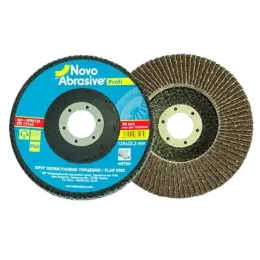 Круг пелюстковий торцевий 125х22.2 мм, Novoabrasive Profi P60, (NP60125)
