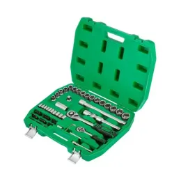 Набір інструменту Intertool з тріскачкою 1/2" & 1/4", 72 од. (ET-6072SP)