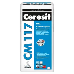 Клей для плитки еластичний Ceresit СМ 117, 25 кг