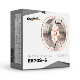Дріт зварювальний Gradient ER70S-6 d = 0.8 мм, 15 кг, (WW-6GR0815C)