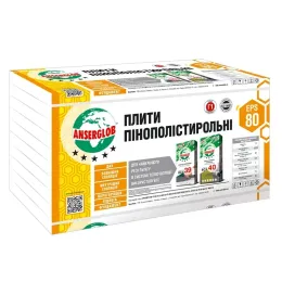 Пінопласт Anserglob EPS-100 1000х500х50 мм