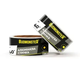 Стрічка алюмінієва BudMonster 48 мм х 5 м, (BM.485AS)