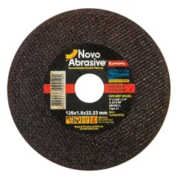 Круг відрізний по металу Novoabrasive Extreme 41 14А 125х1.0х22.23 мм, (NAECD12510)