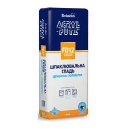 Цементна суха шпаклівка Sniezka Acryl-Putz Fasad, 20 кг