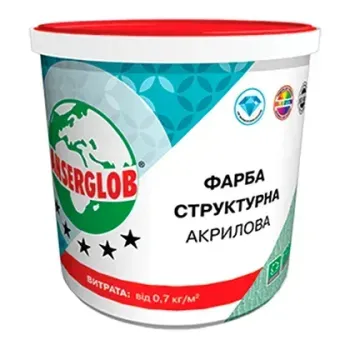 Anserglob Структурна акрилова фарба, 7.0 кг