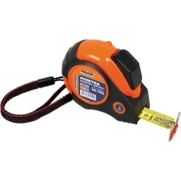 Рулетка Miol магнітна self lock прогумована з двосторонньою стрічкою 5м Premium, (10-705)