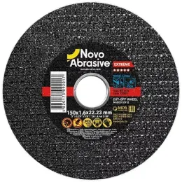 Круг відрізний по металу Novoabrasive Extreme 41 14А 150х1.6х22.23 мм, (NAECD15016)