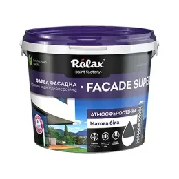 Фарба акрилова фасадна Rolax Fasad, 7 кг