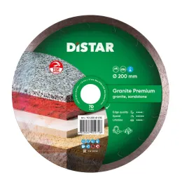 Коло алмазне DISTAR цілісне 1A1R 200x1.7х10x25.4 Granite Premium, (11320061015)