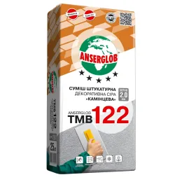Штукатурка "баранець" Anserglob ТМВ 122, фракція 2.0