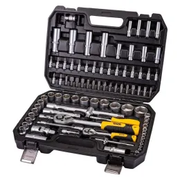 Набір інструменту Mastertool CV 1/4'' і 1/2'' 94 шт., (78-5094)