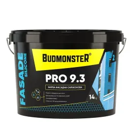 Фарба фасадна силіконова BudmonsteR 9.3 FASADE SILICONE PRO, 14 кг