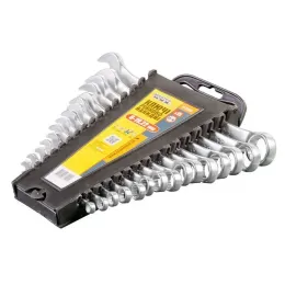 Набір ключів комбінованих Mastertool 15 шт, (6-19, 22), (71-2115)