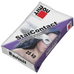 Клей армуючий для ППС і мінеральної вати Baumit StarContact білий, 25 кг