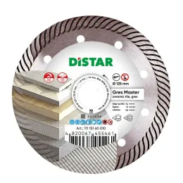 Круг алмазний DISTAR Turbo 1A1R 125х1,4 / 1х8х22,23 / Н Gres Master, (11115160010)