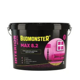 Фарба інтер'єрна акрилова BudmonsteR 8.2 INTERIOR ACRYL MAX, 7 кг