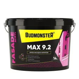 Фарба фасадна акрилова BudmonsteR 9.2 FASADE ACRYL MAX, 14 кг