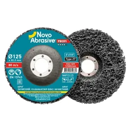 Коло шліфувальне Novoabrasive з нетканого матеріалу 125х22.2, чорний, (NASCS125Ч)