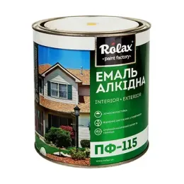 Емаль ПФ-115 Rolax, 2.8 кг, жовта