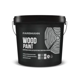 Фарба для зовнішніх дерев'яних поверхонь FARBMANN Wood Paint база С, 9 л