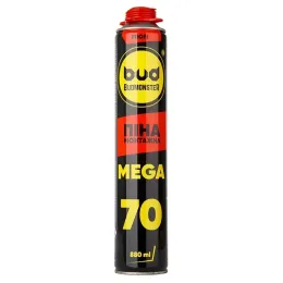 Піна професійна BudMonster Mega 70, 880 мл, 1020 р
